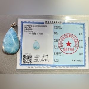 Larimar pendant